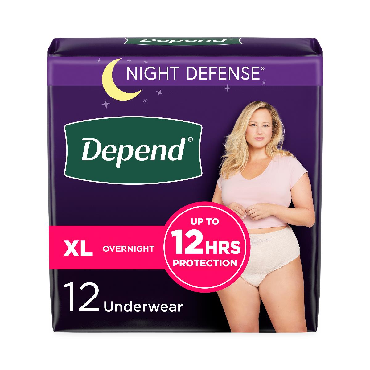 Medline Depend Disposable Adult Incontinence Protection Briefs