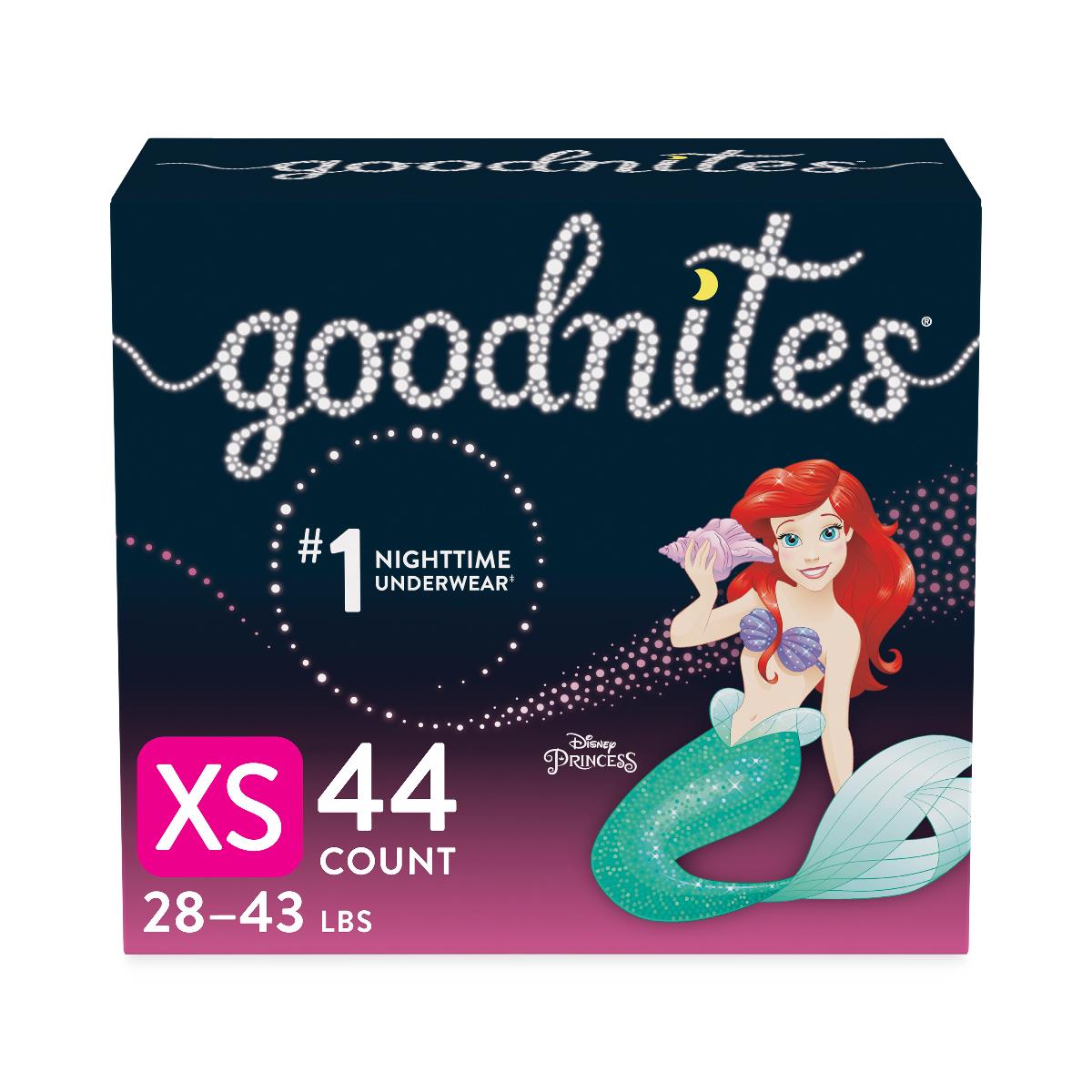 Medline Goodnites Girls' Overnight Bedwetting Underwear