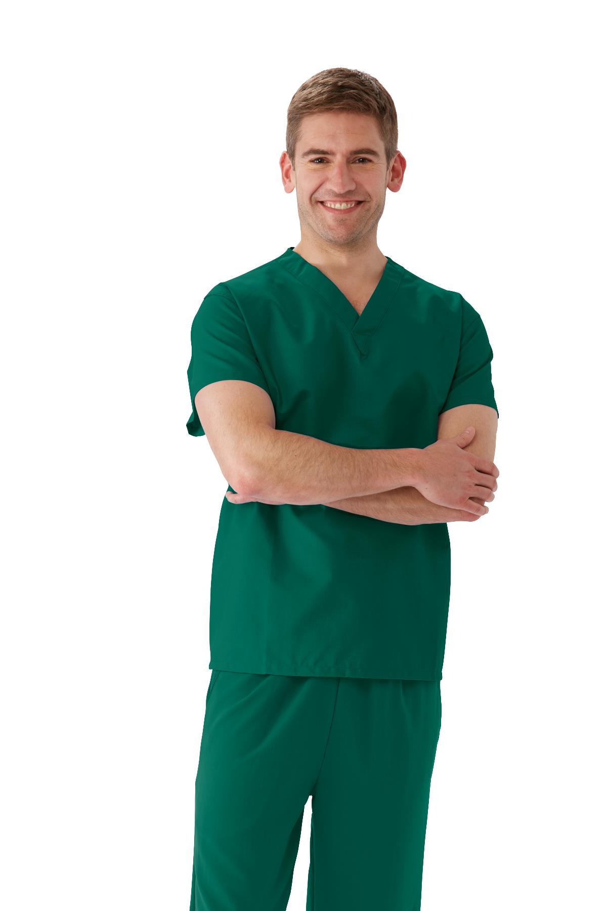 Medline AngelStat Unisex Reversible No Pocket Scrub Tops (Style 612)