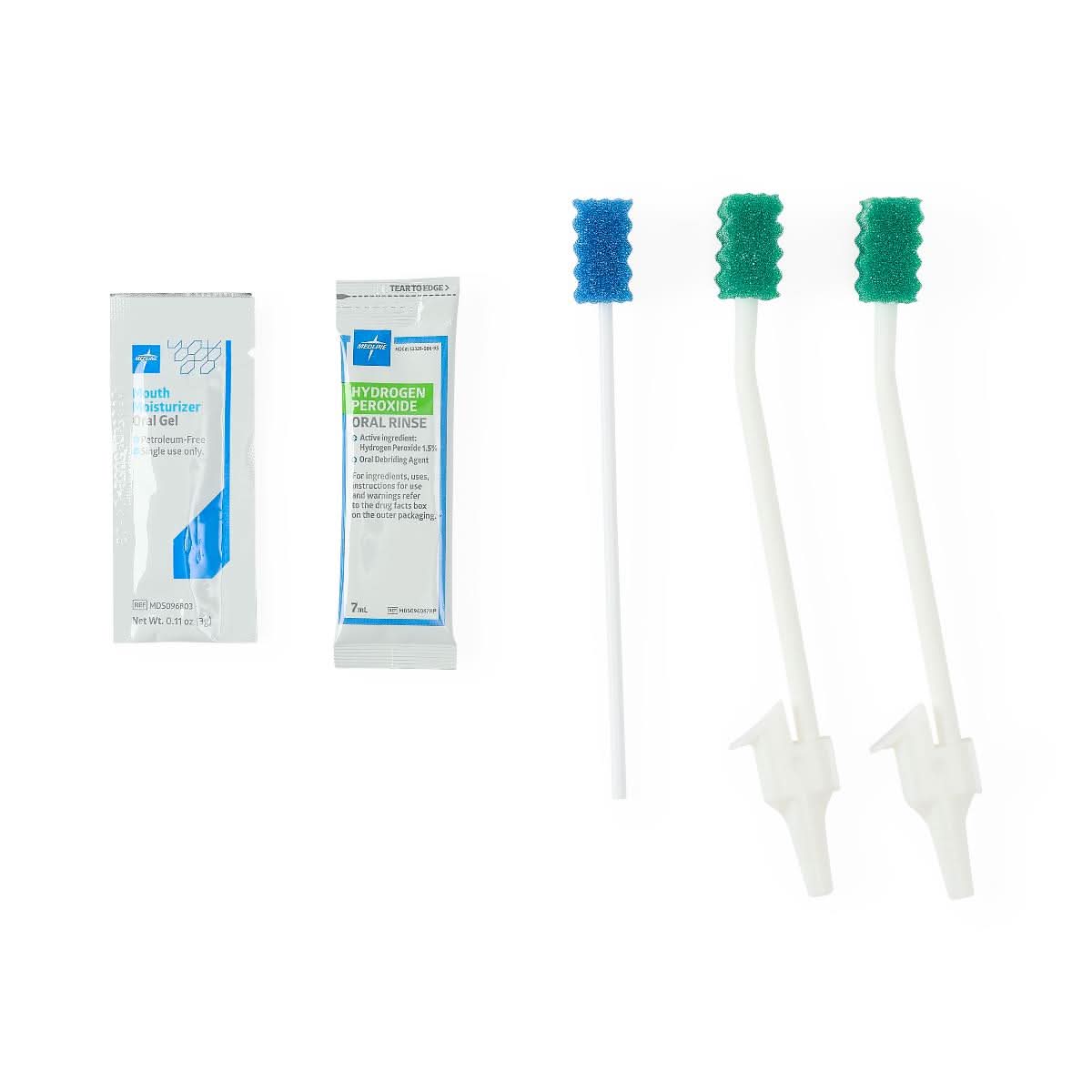 Medline Standard Suction Swab Kits w/Hydrogen Pe