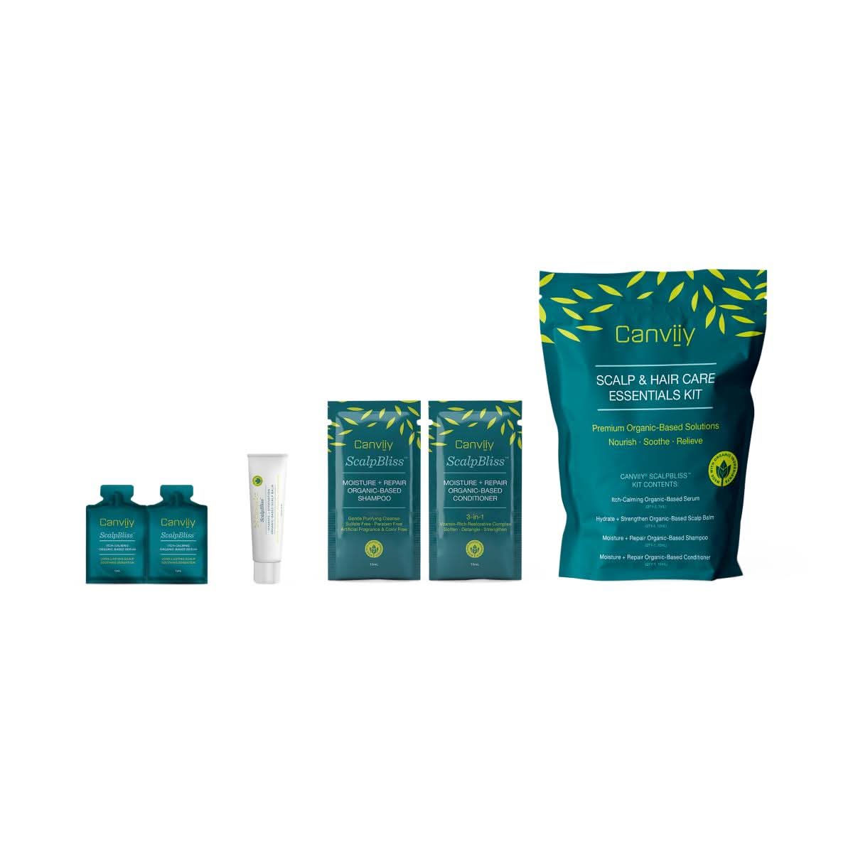 Medline ScalpBliss Scalp and Hair Care Essentials Kit