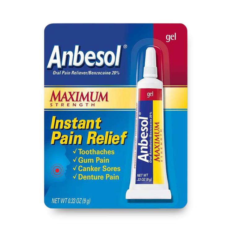 Medline Anbesol Benzocaine Oral Pain Reliever