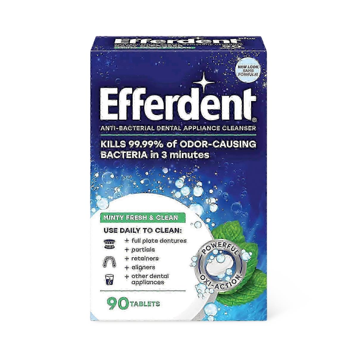 Medline Medtech Efferdent Plus Mint Tablet