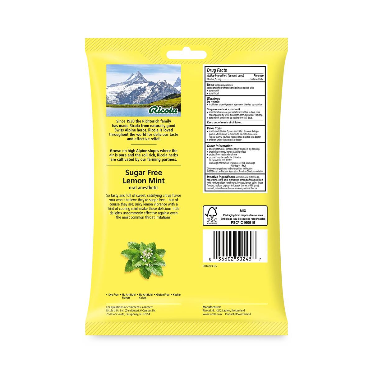 Medline Ricola Cough Drops