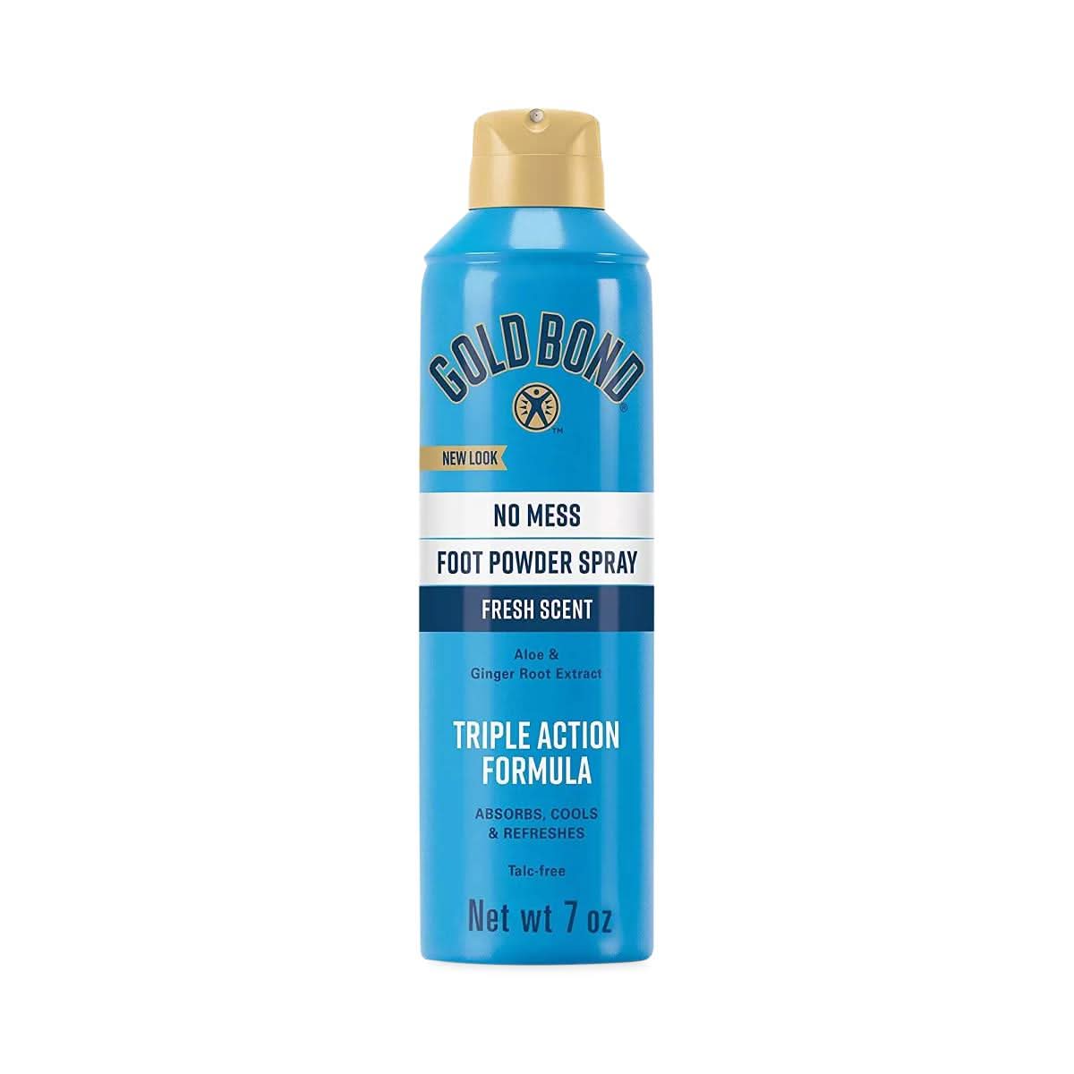 Medline Gold Bond No Mess Foot Powder Spray by Chattem