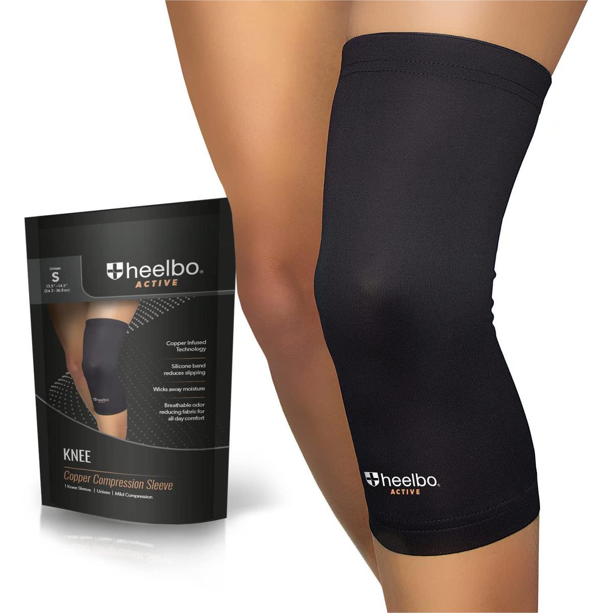 Medline Heelbo Copper Knee Compression Sleeves
