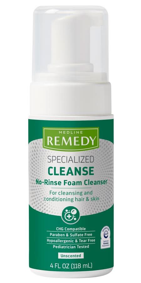 Medline Remedy Intensive Skin Therapy No-Rinse Foam
