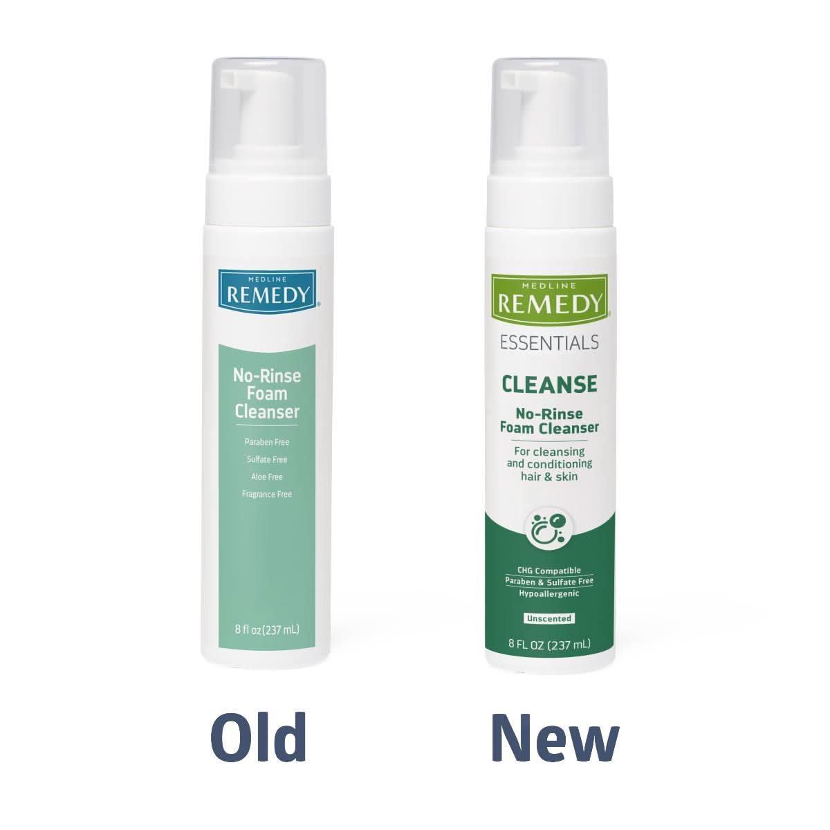 Medline Remedy No-Rinse Cleansing Foam