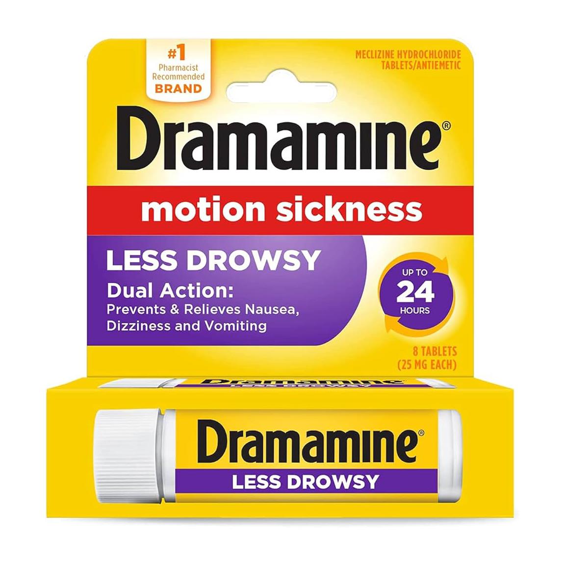 Medline Dramamine Motion Sickness Tablets