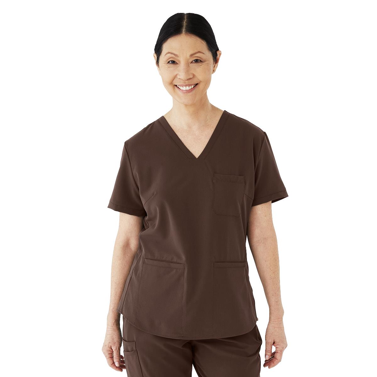 Medline Lexington AVE Style 4802 Women's V-Neck 3-Pocket Scrub Tops