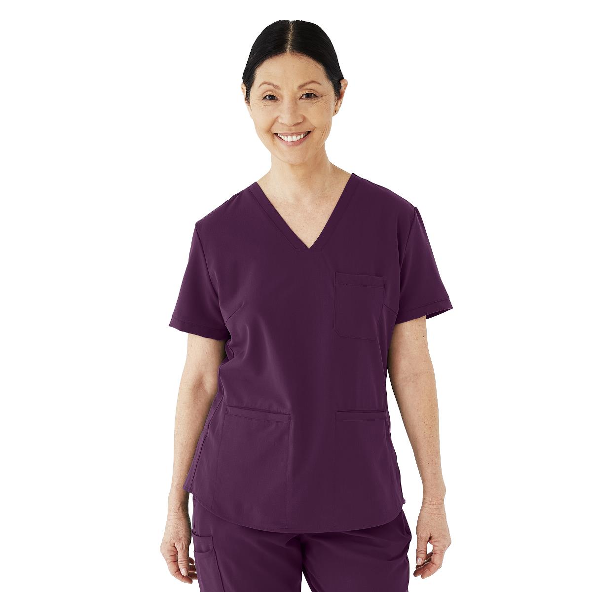 Medline Lexington AVE Style 4802 Women's V-Neck 3-Pocket Scrub Tops