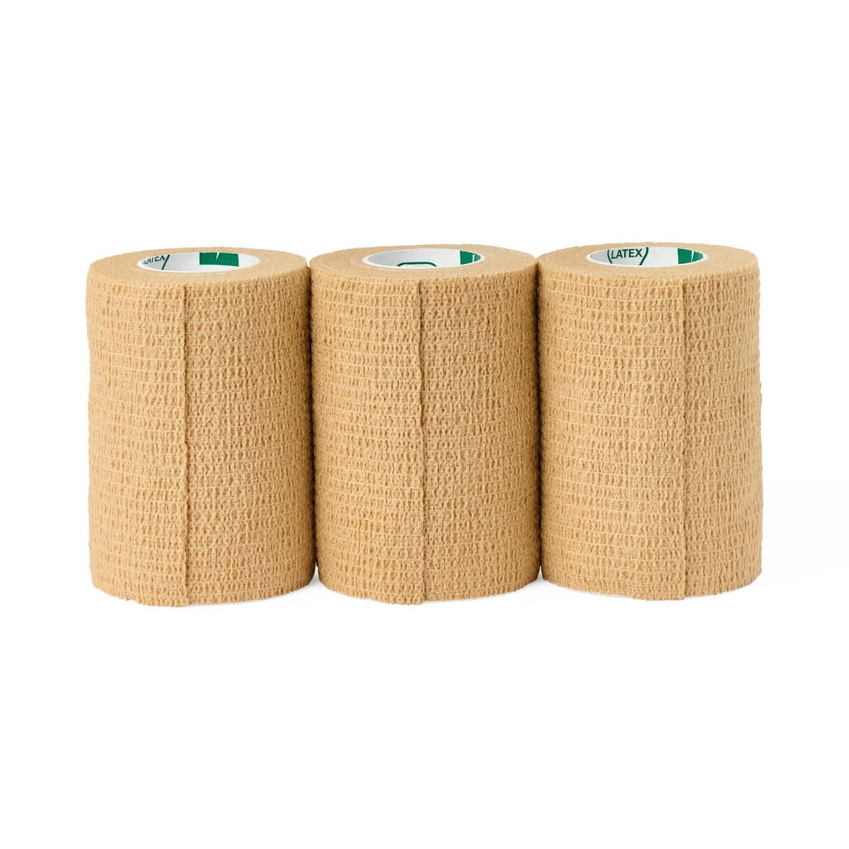 Medline Nonsterile Self-Adherent Cohesive Latex Wraps