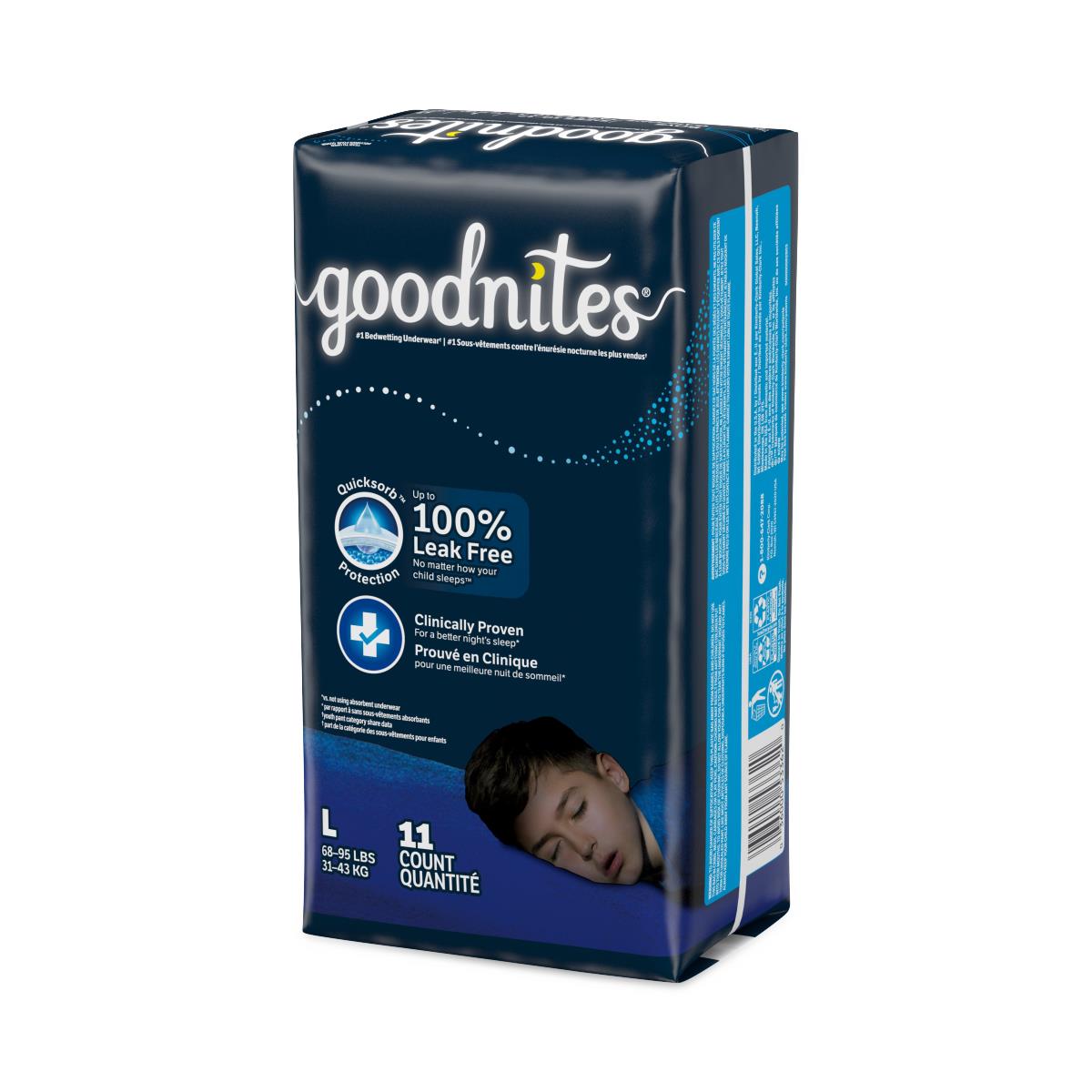 Medline Goodnites Boys' Overnight Bedwetting Underwear