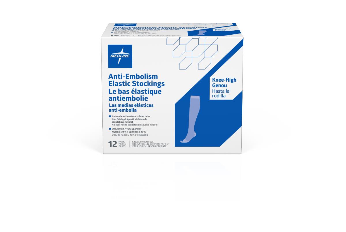 Medline EMS Knee High Anti-Embolism Stockings