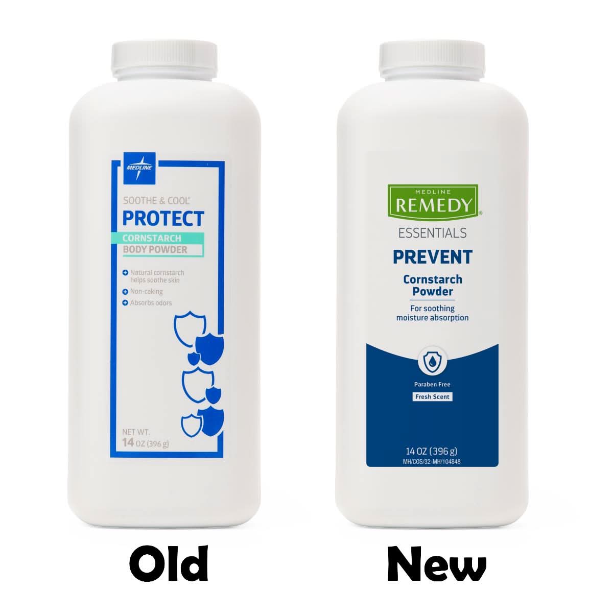 Medline Soothe & Cool Cornstarch Body Powders