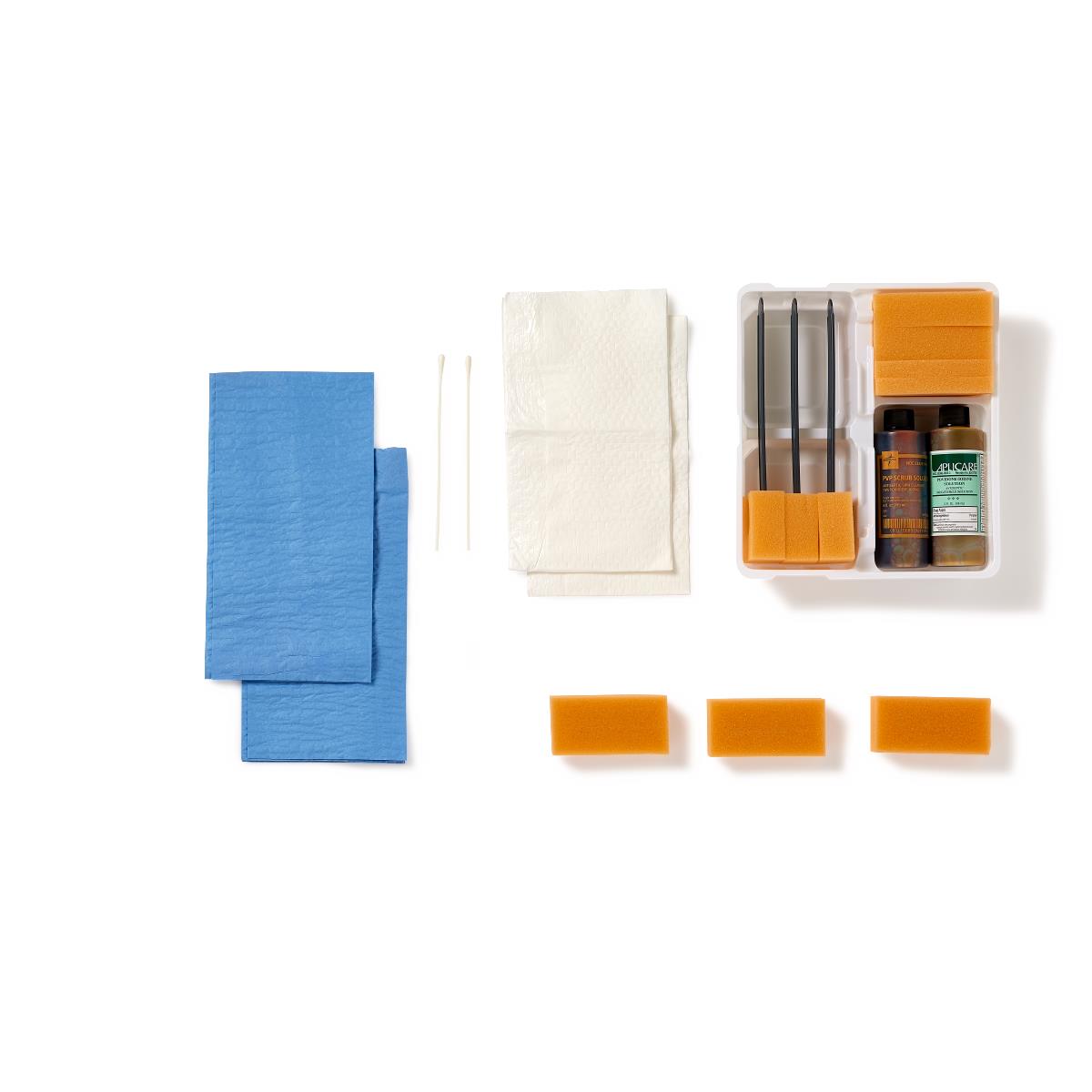 Medline Wet Skin Scrub Trays