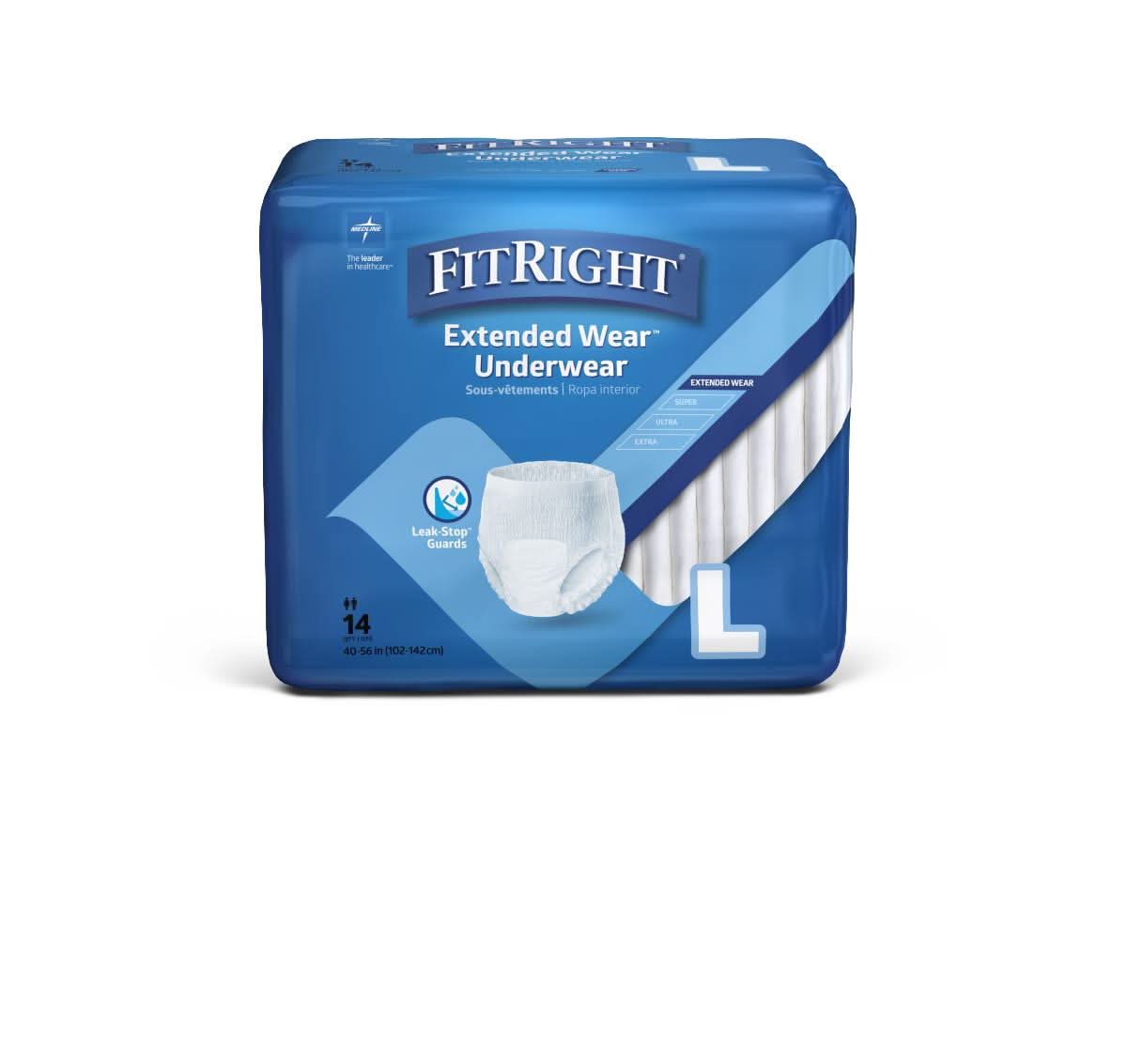 Medline Extended Wear Adult Underwear