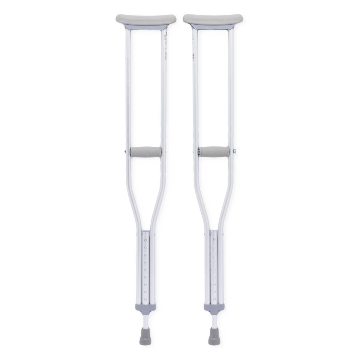 Medline Standard Aluminum Push-Button Crutches