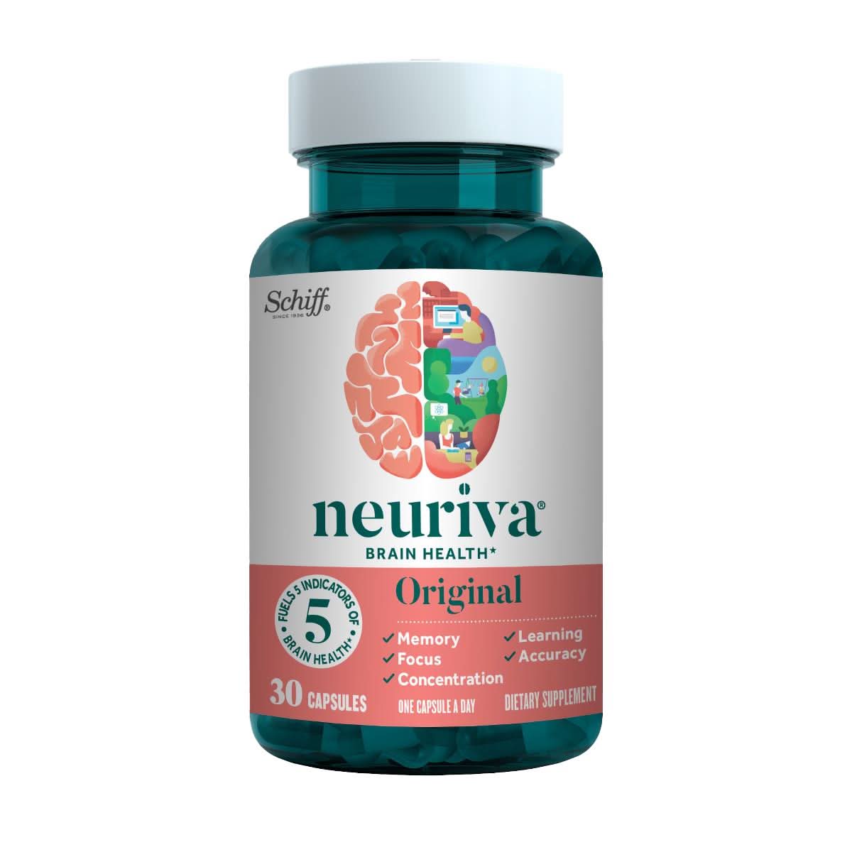 Medline Neuriva Original Brain Health Supplement Tablets