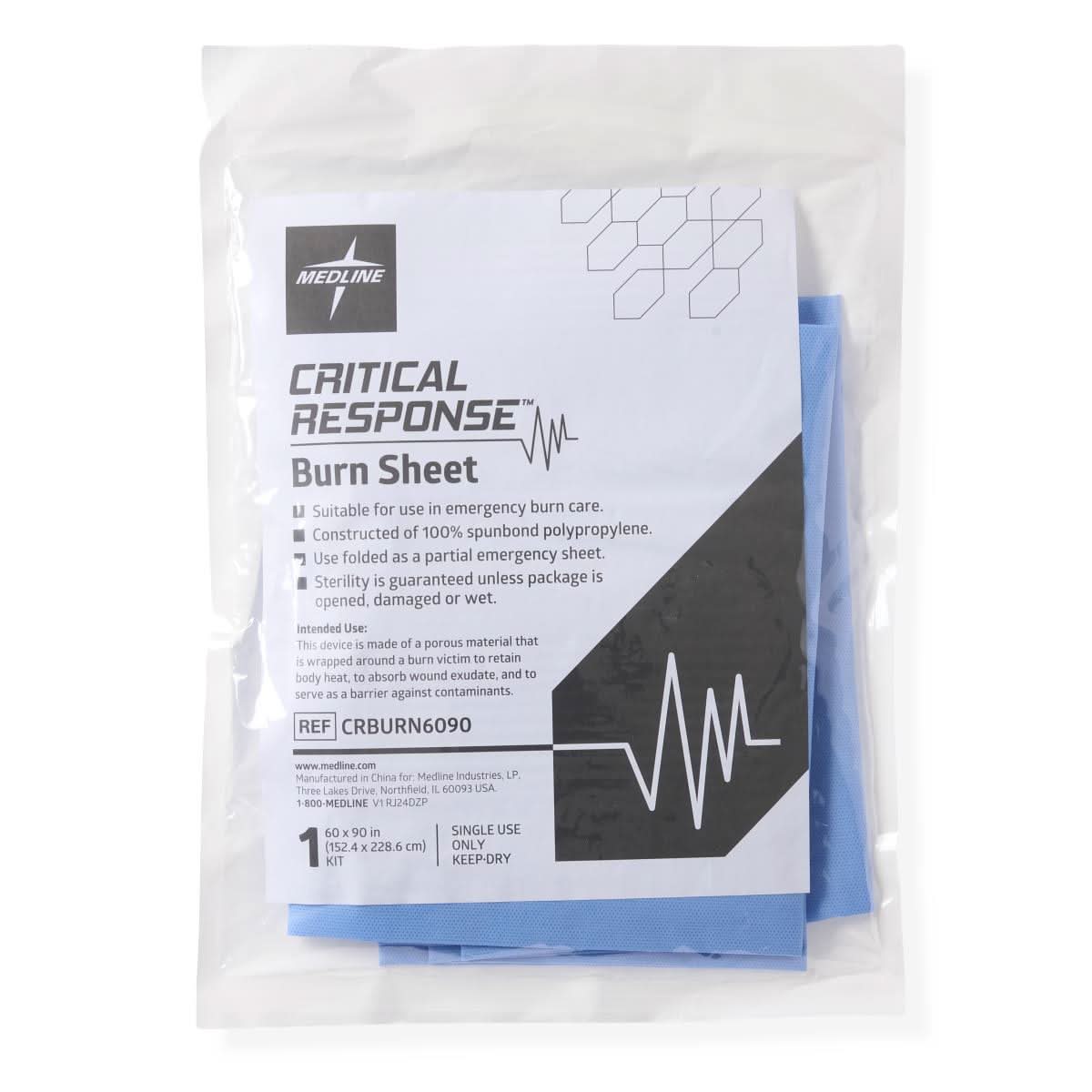 Medline Critical Response Sterile Nonwoven Burn Sheet