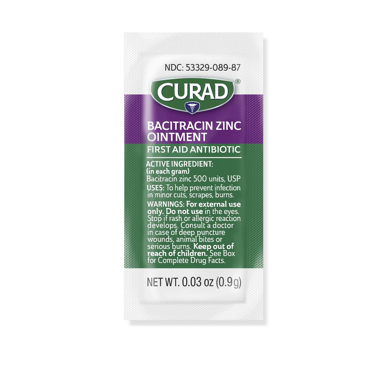 Medline CURAD Bacitracin Antibiotic Ointments with Zinc