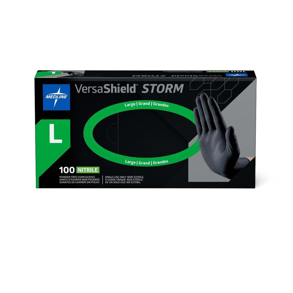 Medline VersaShield Storm Powder-Free Nitrile Exam Gloves