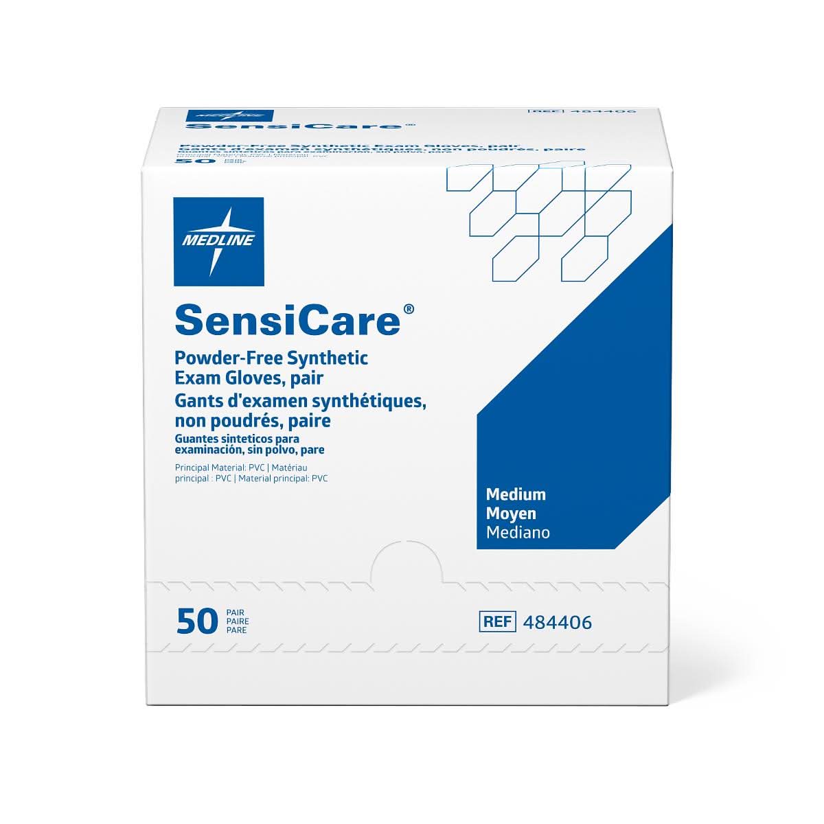 Medline SensiCare PF Stretch Vinyl Sterile Exam