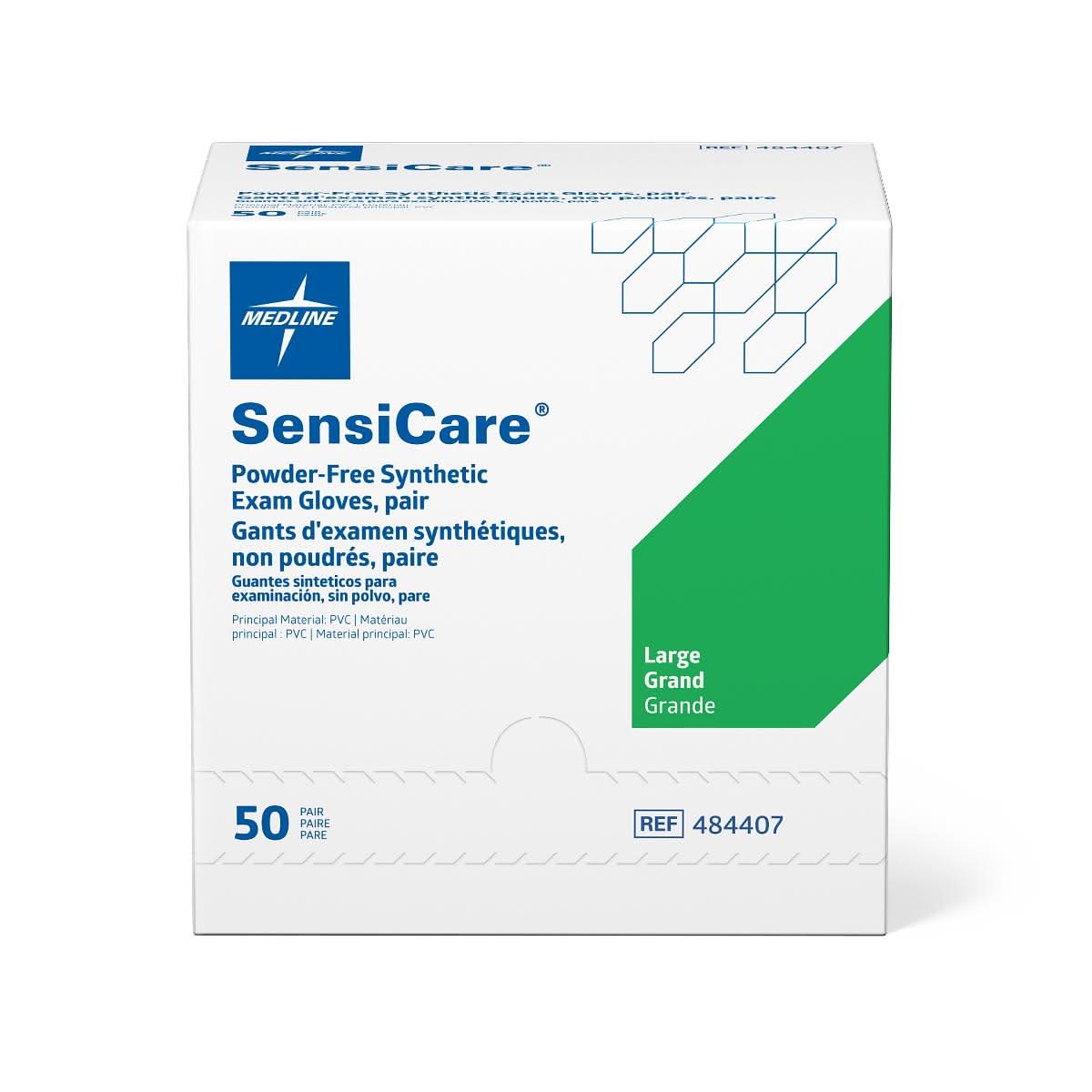 Medline SensiCare PF Stretch Vinyl Sterile Exam