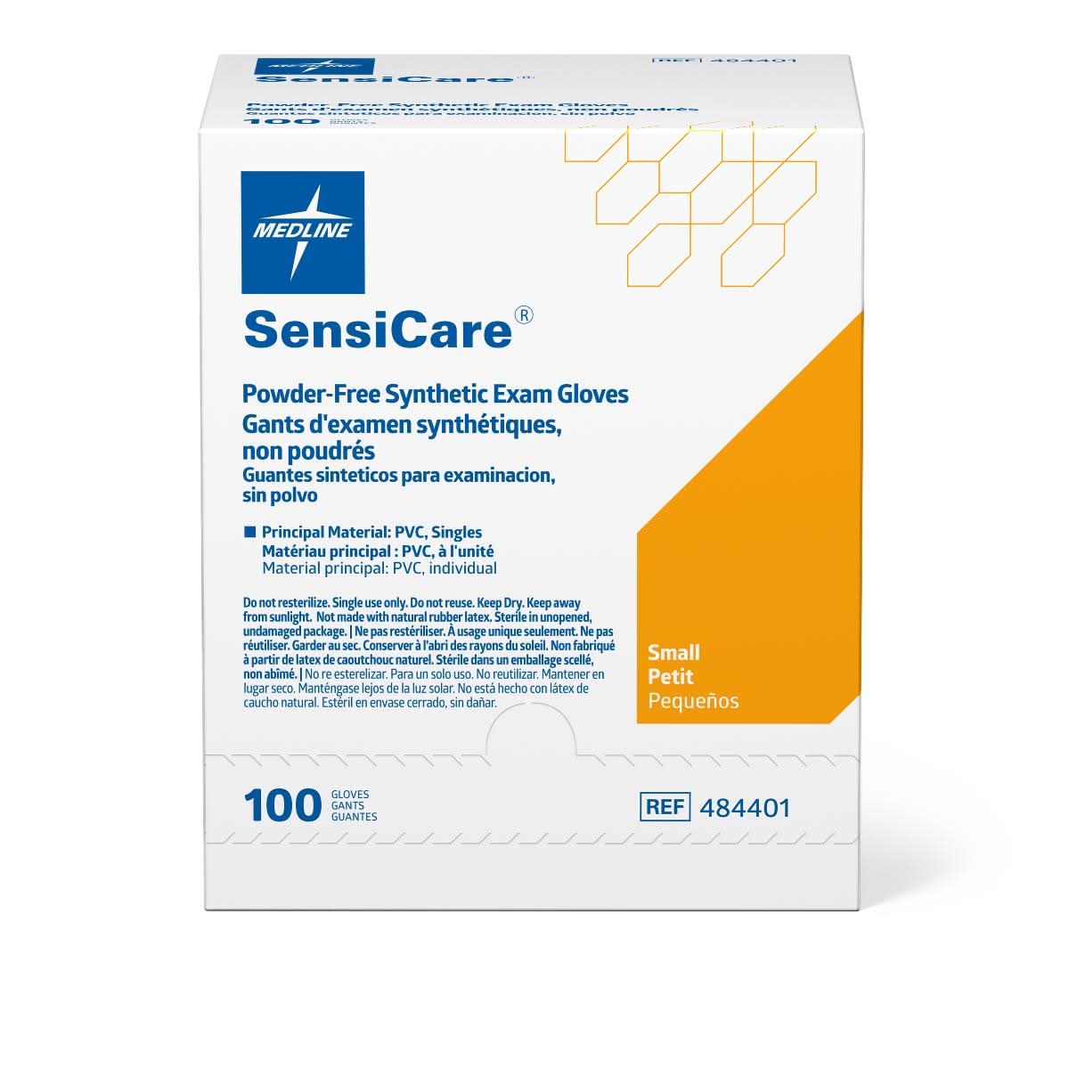 Medline SensiCare PF Stretch Vinyl Sterile Exam