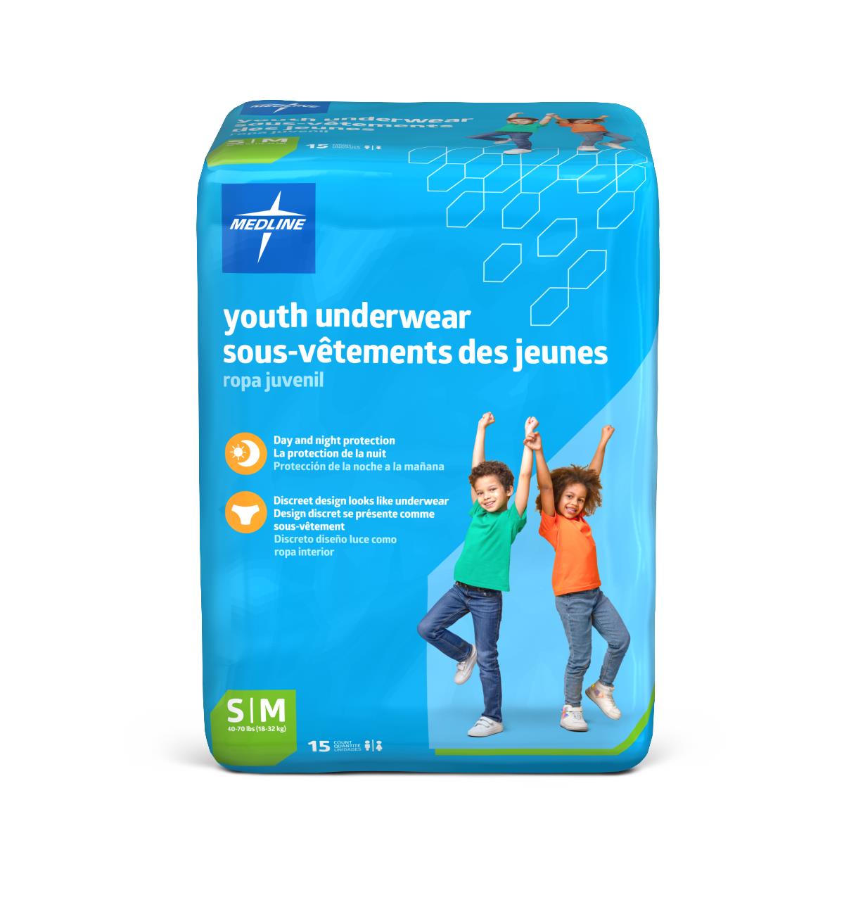 Medline Youth Protective Underwear