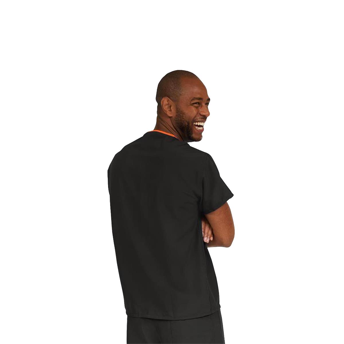 Medline Style 810 PerforMAX Unisex Scrub Tops - Charcoal