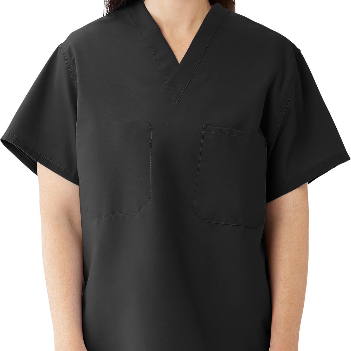 Medline ComfortEase Unisex Reversible 1-Pocket Scrub Tops (Style 910)