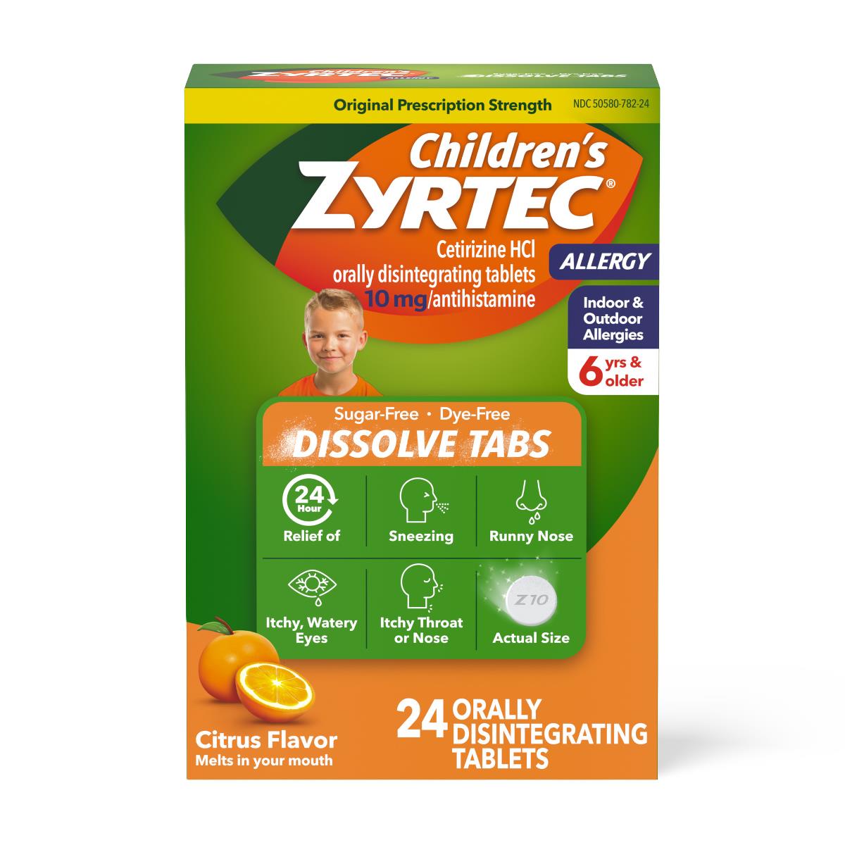 Medline Zyrtec 24-Hour Allergy-Relief Medication