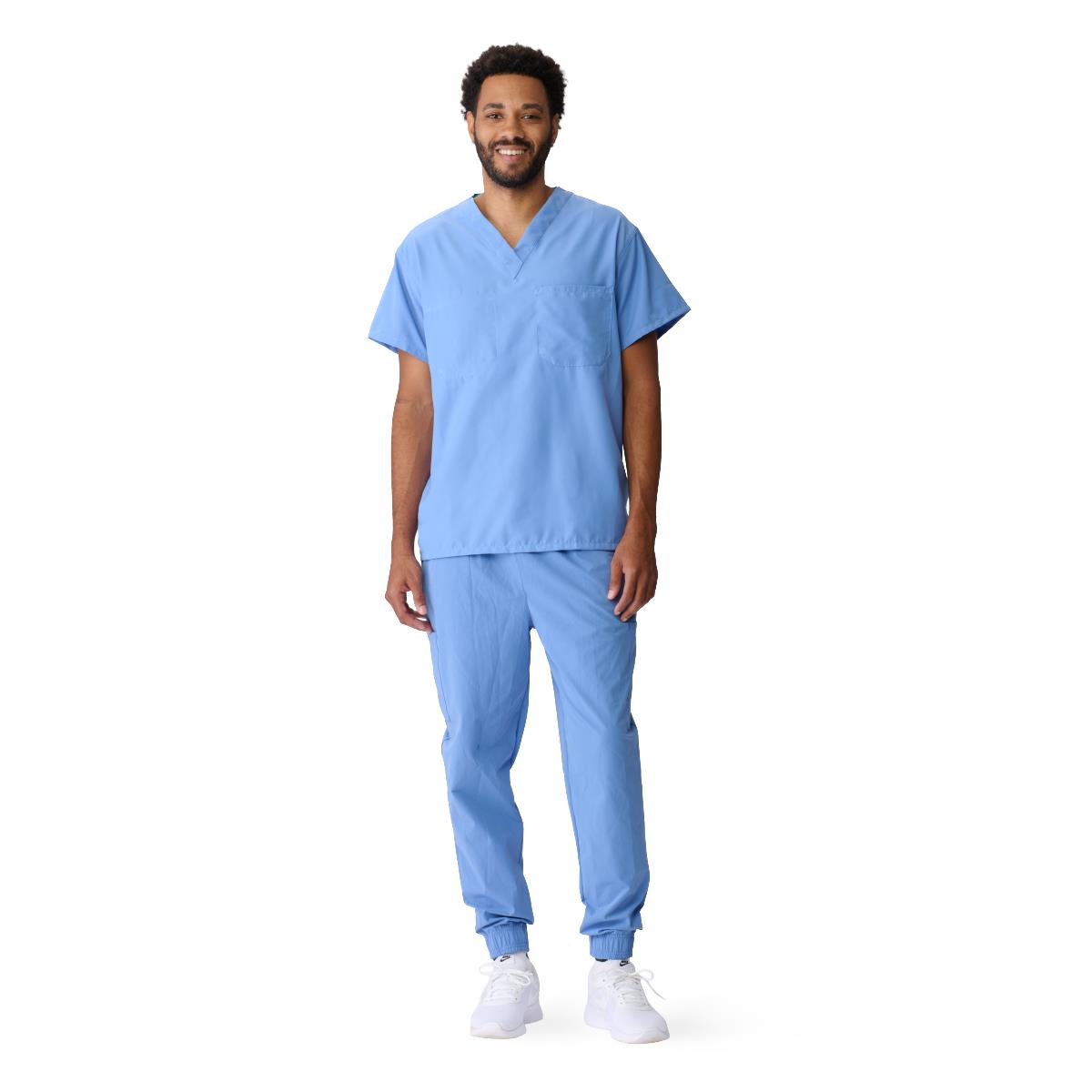 Medline Style 810 PerforMAX Unisex Scrub Tops - Jade Green