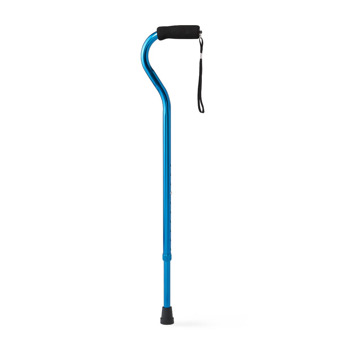Medline Fashion Offset Handle Canes with Foam Grip