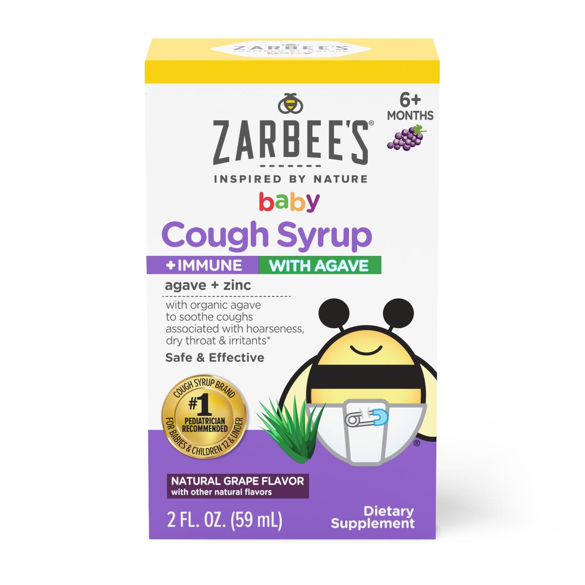 Medline Zarbees Complete Cough Syrup + Immune Support