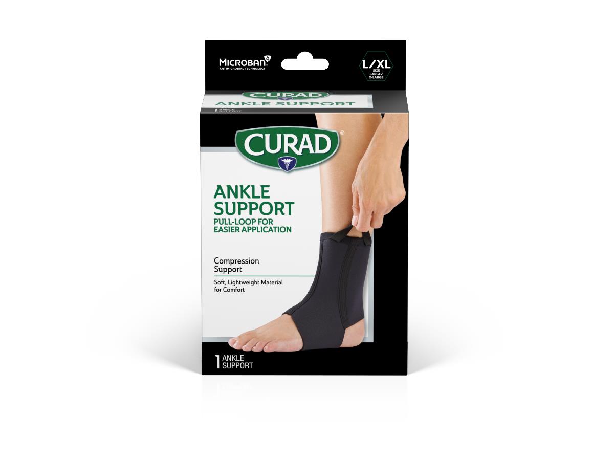 Medline CURAD Performance Series Neoprene Open Heel Ankle Supports