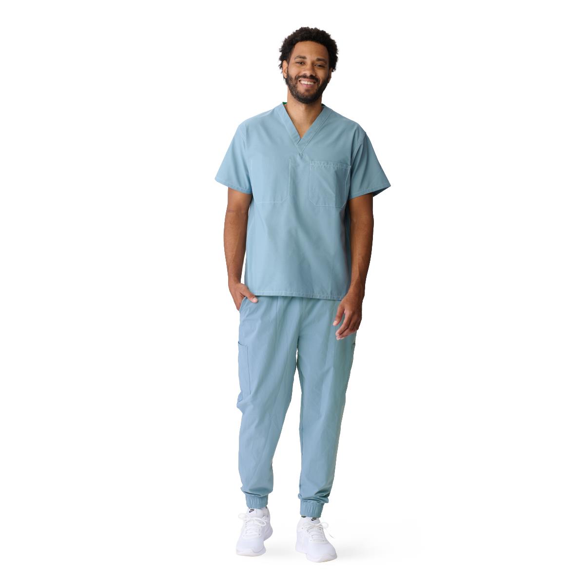 Medline CottonCare Unisex 1-Pocket Scrub Tops for Hyperbaric Units (Style 658)