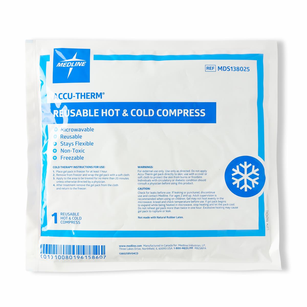 Medline Accu-Therm Hot/Cold Gel Packs