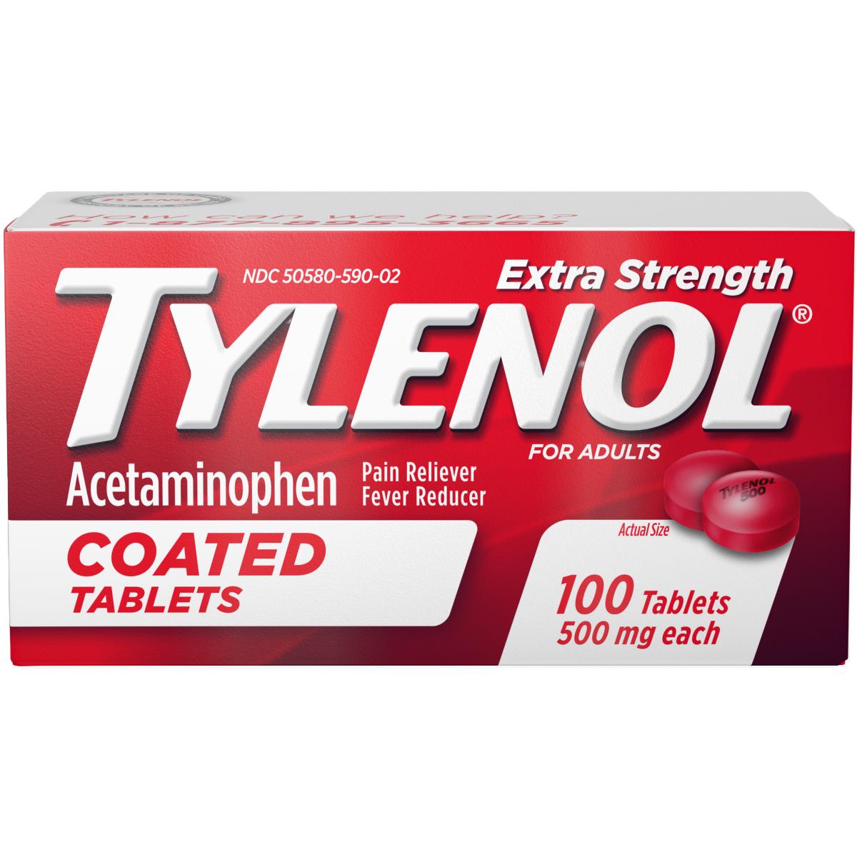 Medline Tylenol Extra-Strength Tablets and Caplets
