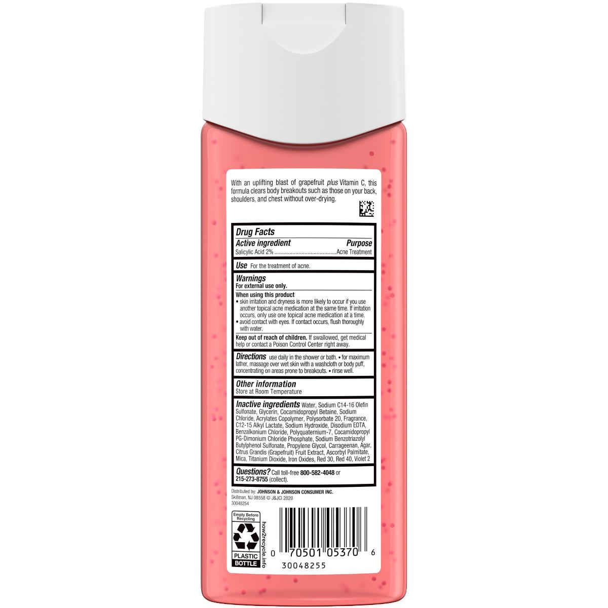 Medline Neutrogena Pink Grapefruit Body Wash