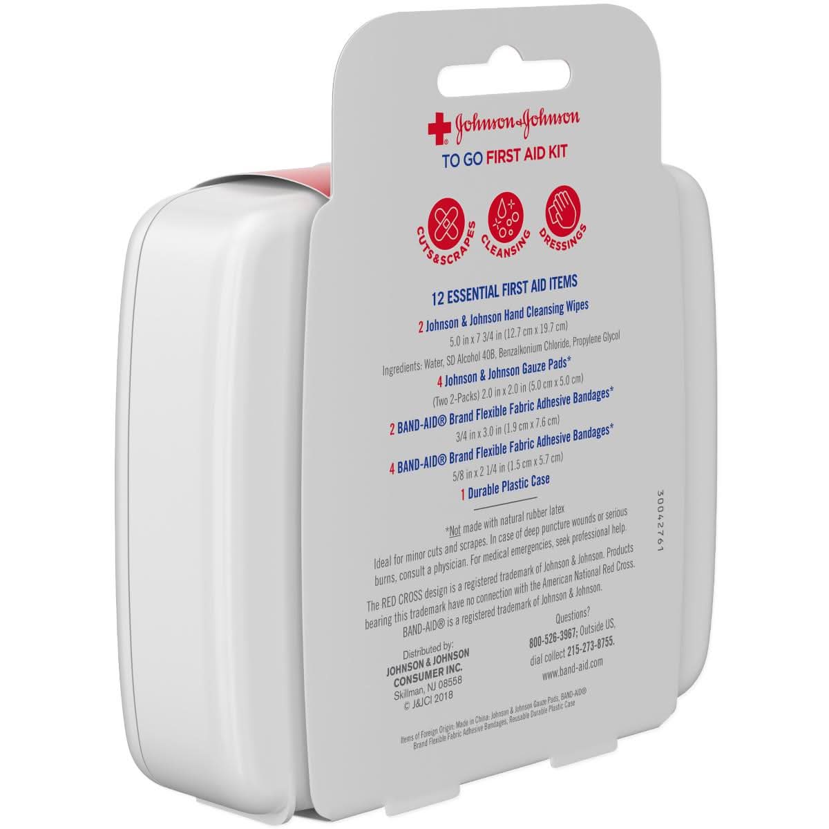Medline Johnson's Red Cross First Aid To Go Mini First Aid Kit