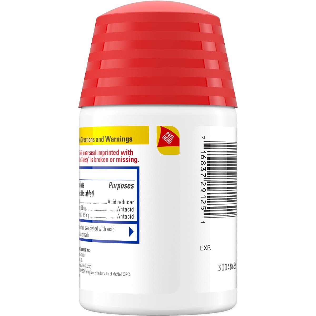 Medline Pepcid Complete Antacid + Acid Reducer Chewable Tablets
