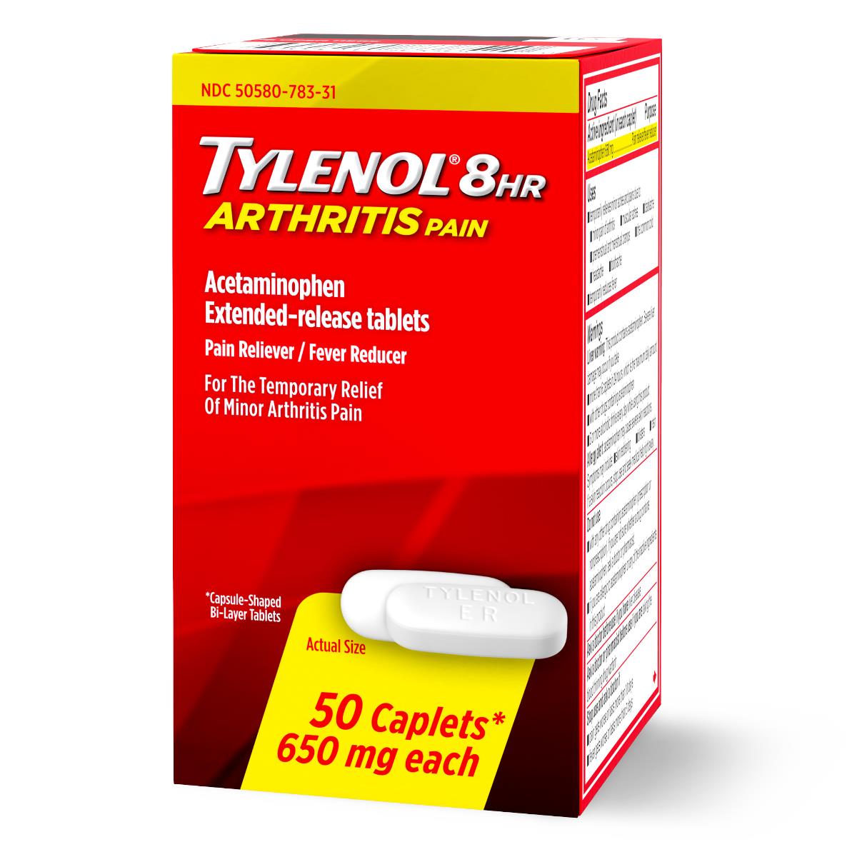Medline Tylenol 8-Hour Arthritis Pain Tablets
