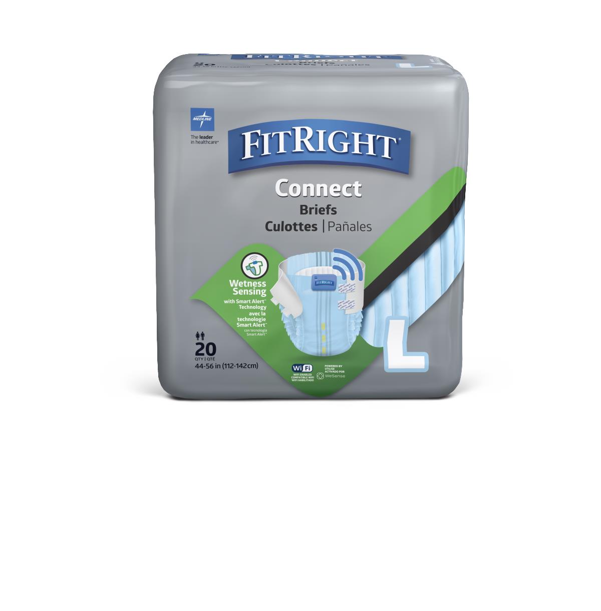 Medline FitRight Connect Incontinence Briefs