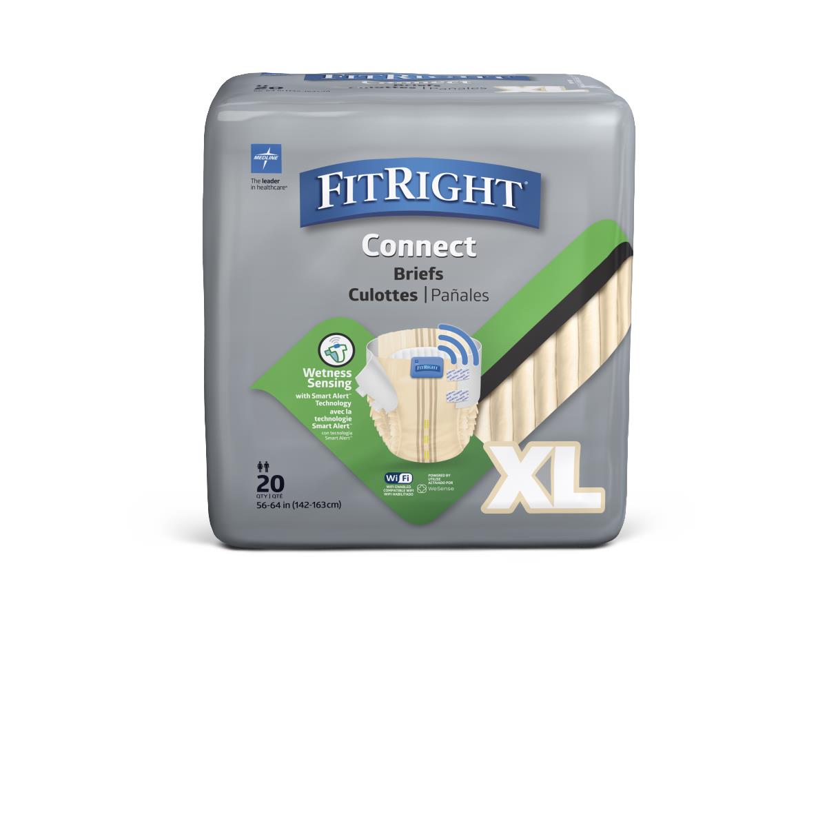 Medline FitRight Connect Incontinence Briefs