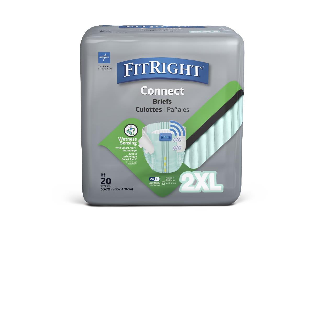 Medline FitRight Connect Incontinence Briefs