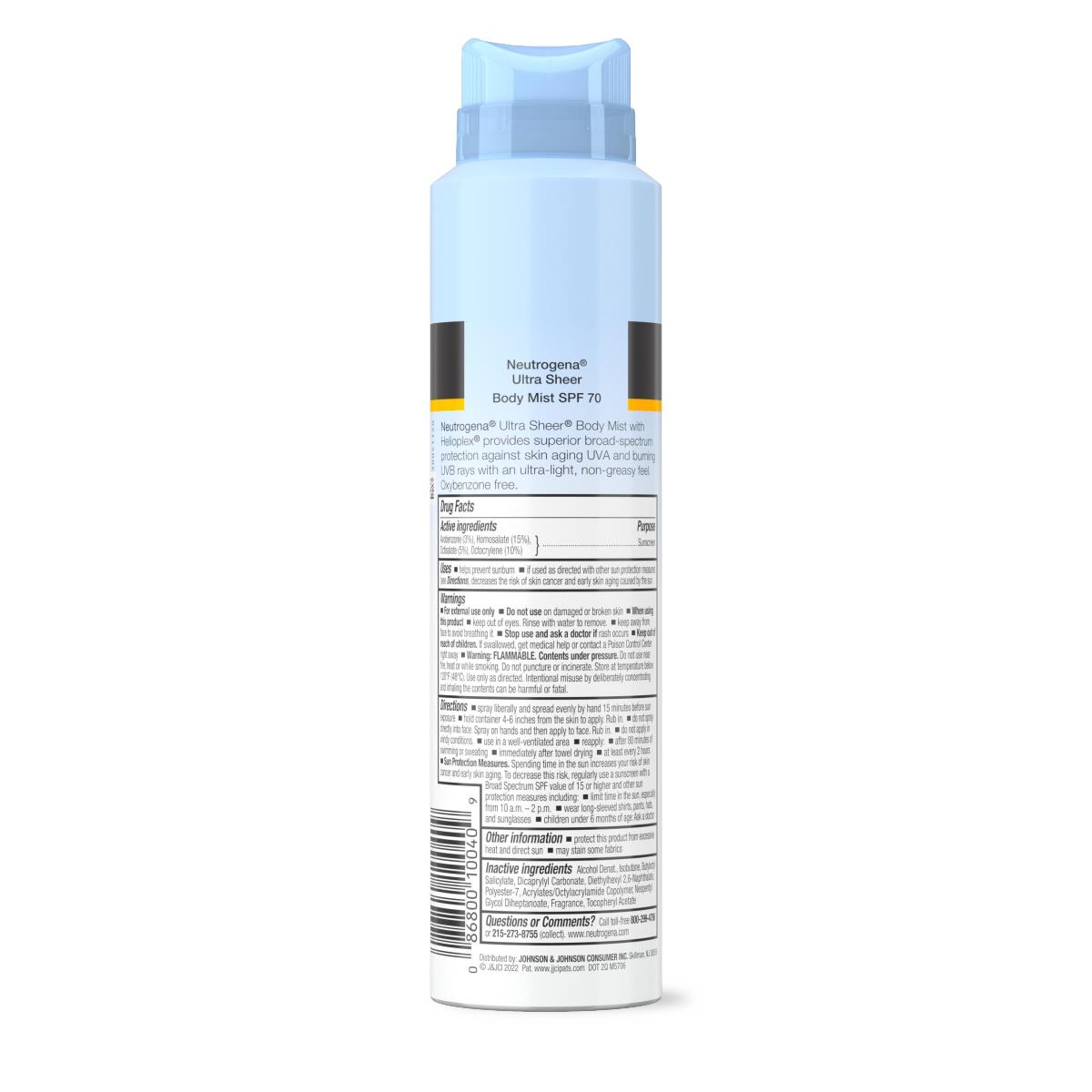 Medline Neutrogena Ultra Sheer Sunscreen