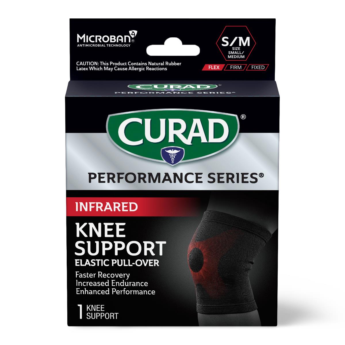 Medline CURAD Performance Series Infrared Elastic Knee Supports