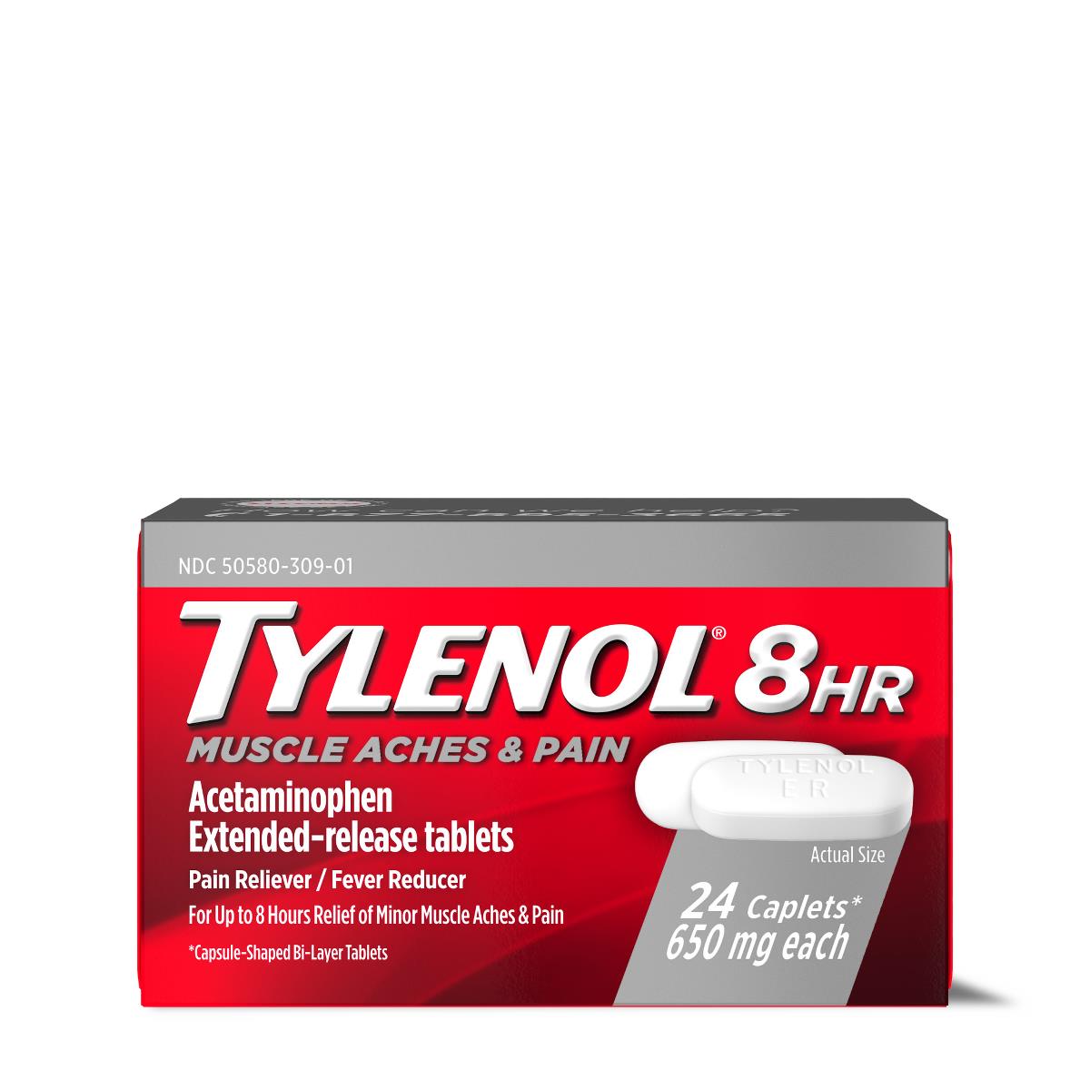 Medline Tylenol 8-Hour Muscle Aches and Pain Caplets